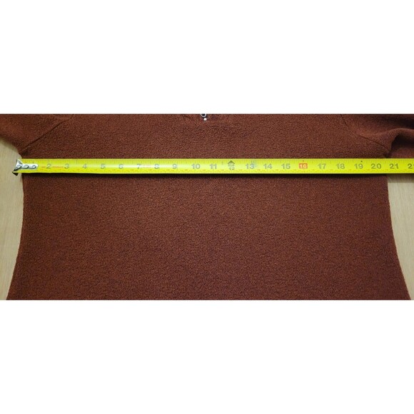 Kuhl Alfpaca Fleece Womens M Alska Quarter Zip Pullover Sweater Jacket Maroon - Picture 9 of 12